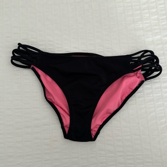 Victoria’s Secret pink brand new black bikini bottom - Picture 1 of 1